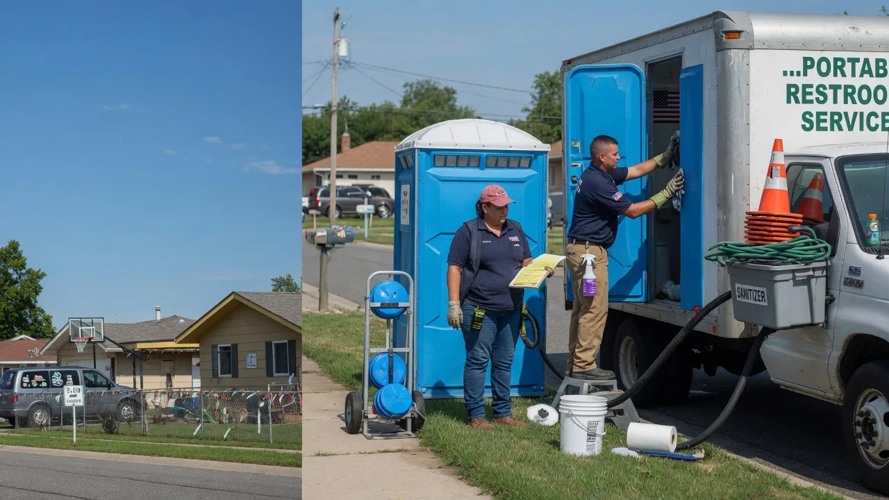 Portable Toilet Rental in Gladstone, IL near me